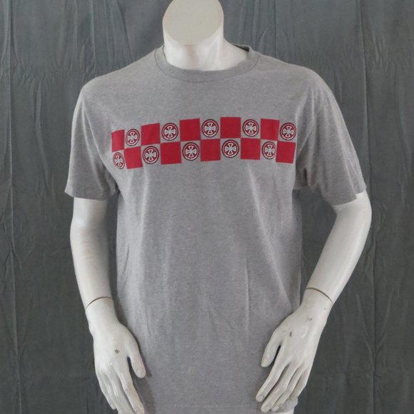 Vintage Skateboard Shirt - Independent Trucks Checkerboard Pattern - Men's Large - Picture 1 of 11
